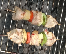 Shashlik on the BBQ